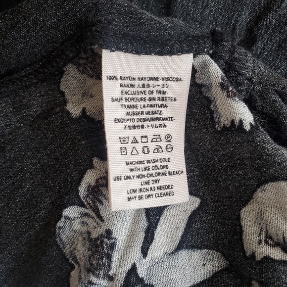 Free People Black Clover Field Printed Tunic - Picture 8 of 8